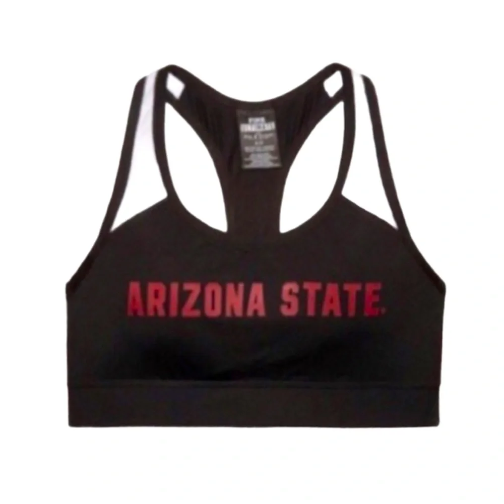 PINK VS Arizona State University Ultimate Sports Bra - Picture 1 of 2